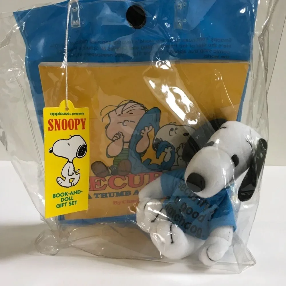 Security Is A Thumb And A Blanket Charles M. Schultz Book & Doll Plush Gift Set